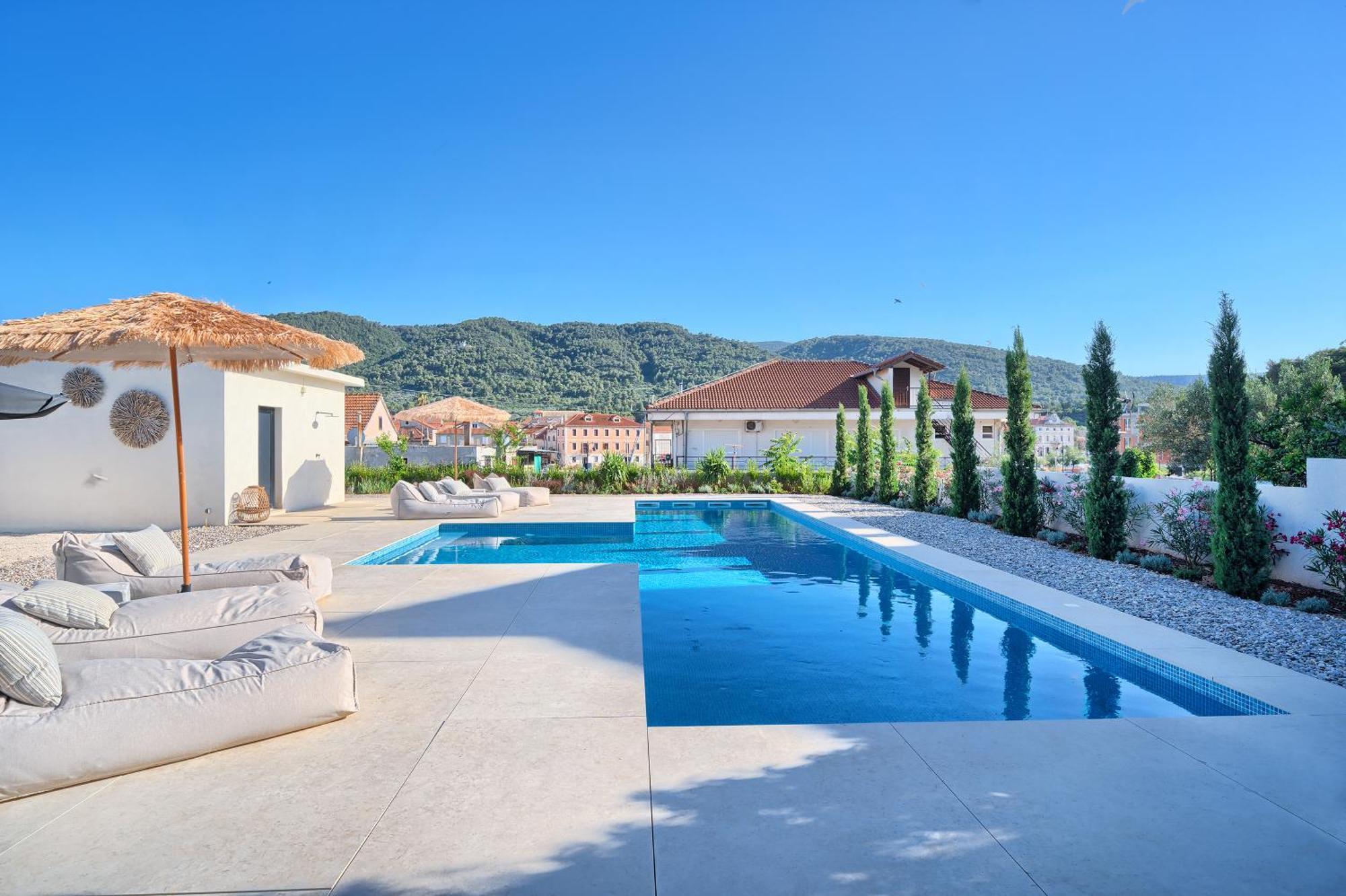 Hvar Luxury Villa And Pool With View In Heart Of Stari Grad Stari Grad  Zewnętrze zdjęcie